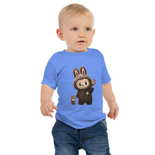 POP MART Labubu Printing Baby Jersey Short Sleeve Tee P1-77 - Image 2