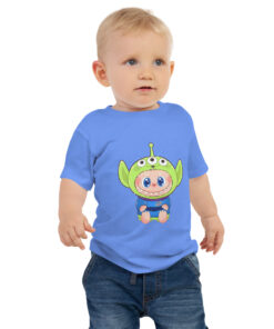POP MART Labubu Printing Baby Jersey Short Sleeve Tee P3-5