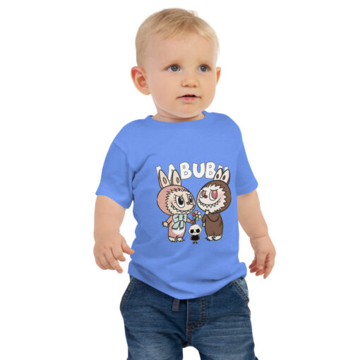 POP MART Labubu Printing Baby Jersey Short Sleeve Tee P1-204 - Image 2