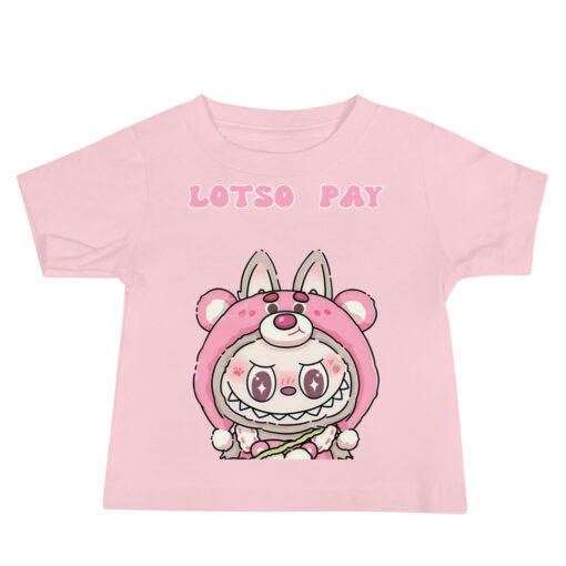 POP MART Labubu Printing Baby Jersey Short Sleeve Tee P0-9 - Image 3
