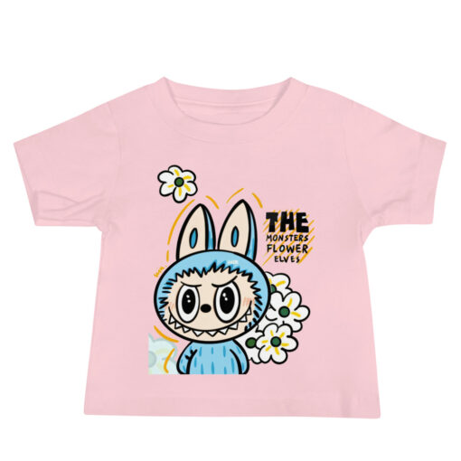 POP MART Labubu Printing Baby Jersey Short Sleeve Tee P1-48 - Image 3