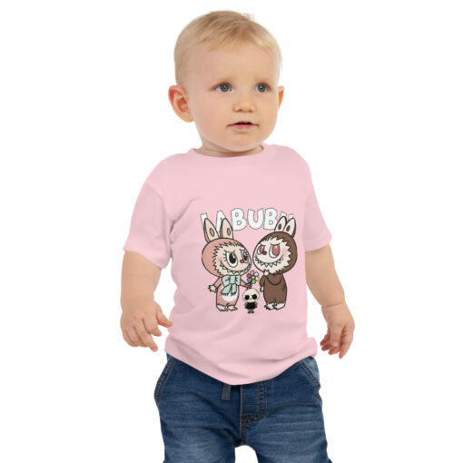 POP MART Labubu Printing Baby Jersey Short Sleeve Tee P1-204 - Image 3