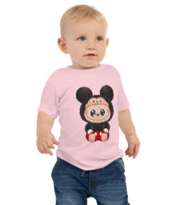 POP MART Labubu Printing Baby Jersey Short Sleeve Tee P3-10