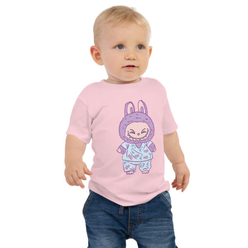 POP MART Labubu Printing Baby Jersey Short Sleeve Tee P3-120 - Image 3