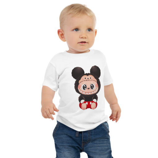 POP MART Labubu Printing Baby Jersey Short Sleeve Tee P3-10 - Image 4