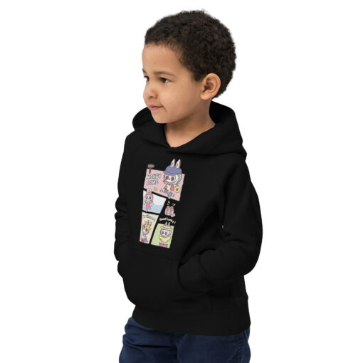 POP MART Labubu Printing Kids eco hoodie P1-190 - Image 3