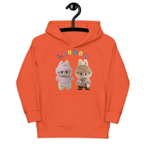 POP MART Labubu Printing Kids eco hoodie P0-22 - Image 3