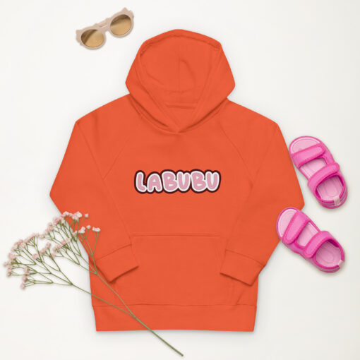 POP MART Labubu Printing Kids eco hoodie P0-33 - Image 3