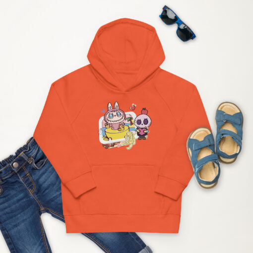 POP MART Labubu Printing Kids eco hoodie P1-145 - Image 3
