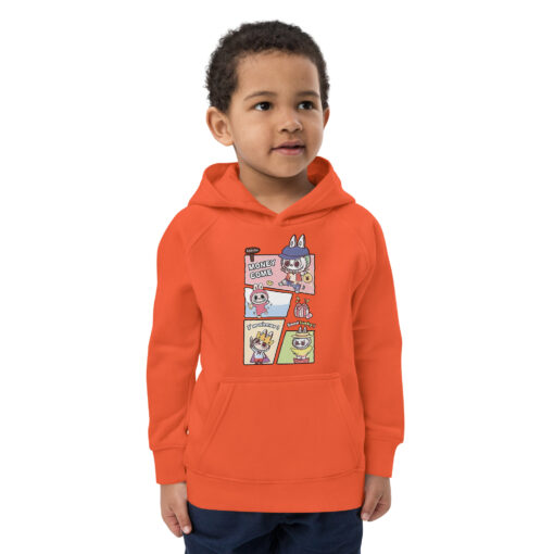 POP MART Labubu Printing Kids eco hoodie P1-190 - Image 9