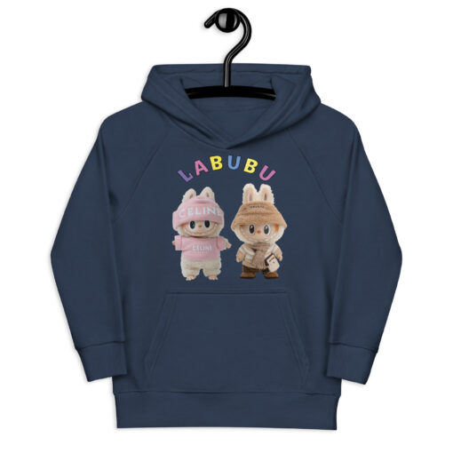 POP MART Labubu Printing Kids eco hoodie P0-22 - Image 2