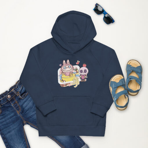 POP MART Labubu Printing Kids eco hoodie P1-145 - Image 2