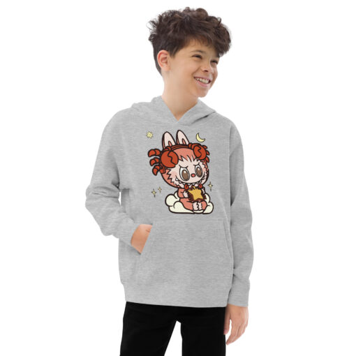 POP MART Labubu Printing Kids fleece hoodie P1-128 - Image 8