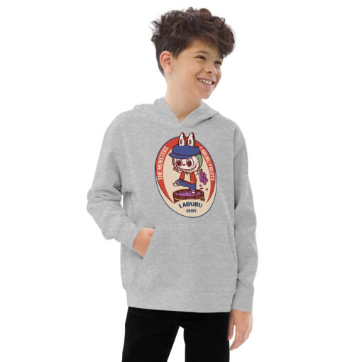 POP MART Labubu Printing Kids fleece hoodie P1-180 - Image 8
