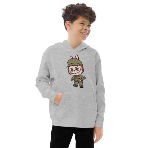 POP MART Labubu Printing Kids fleece hoodie P1-112 - Image 8