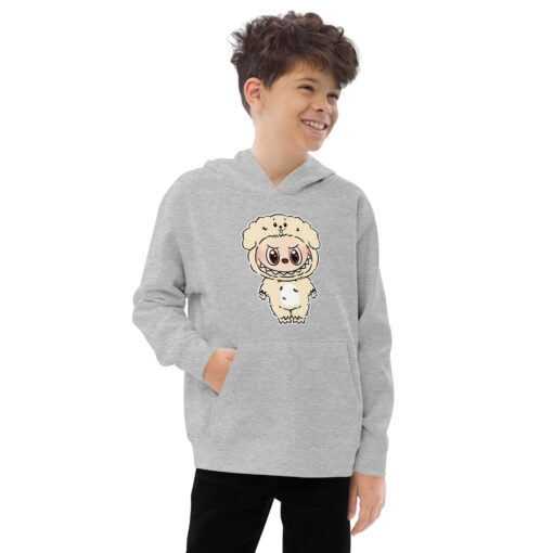 POP MART Labubu Printing Kids fleece hoodie P3-59 - Image 8
