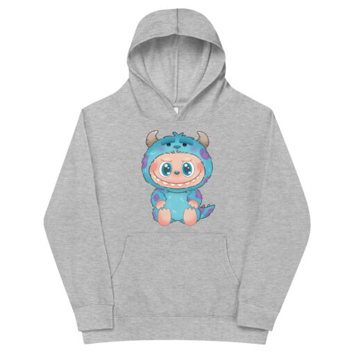 POP MART Labubu Printing Kids fleece hoodie P3-14 - Image 3