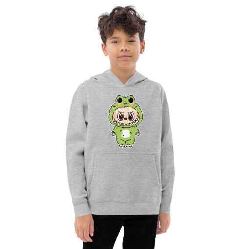 POP MART Labubu Printing Kids fleece hoodie P3-61 - Image 7