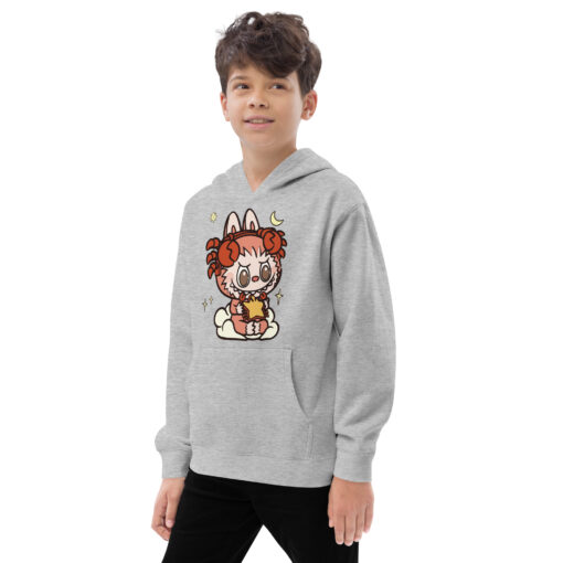 POP MART Labubu Printing Kids fleece hoodie P1-128 - Image 9
