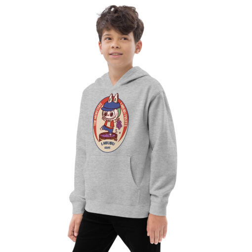 POP MART Labubu Printing Kids fleece hoodie P1-180 - Image 9