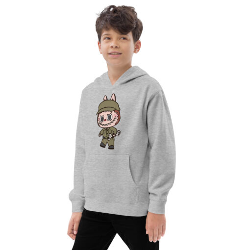 POP MART Labubu Printing Kids fleece hoodie P1-112 - Image 9