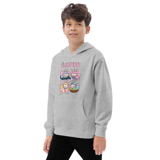 POP MART Labubu Printing Kids fleece hoodie P1-196 - Image 9