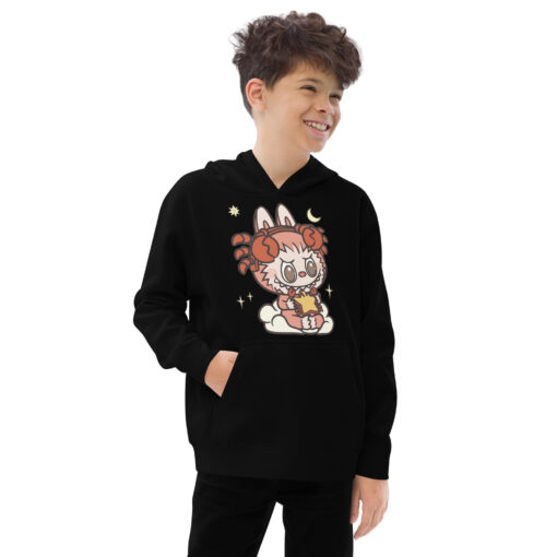POP MART Labubu Printing Kids fleece hoodie P1-128 - Image 2