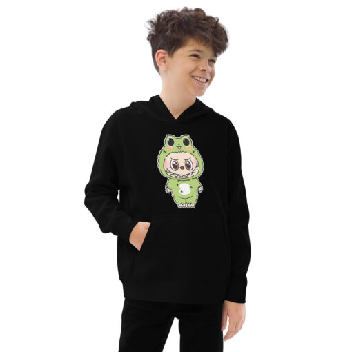 POP MART Labubu Printing Kids fleece hoodie P3-61 - Image 2