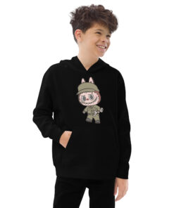 POP MART Labubu Printing Kids fleece hoodie P1-112