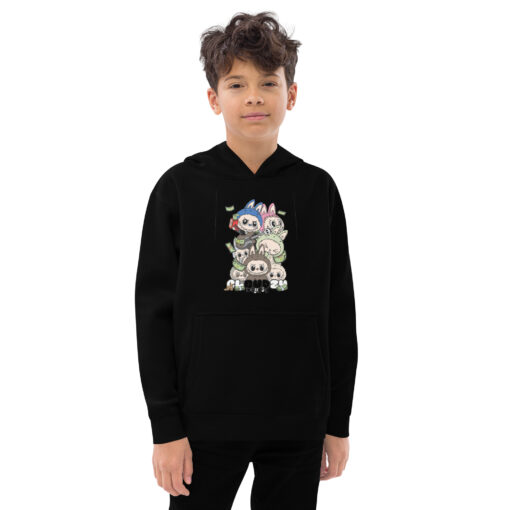 POP MART Labubu Printing Kids fleece hoodie P1-68