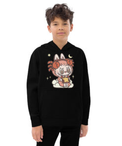 POP MART Labubu Printing Kids fleece hoodie P1-128