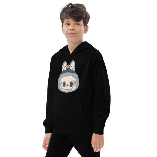 POP MART Labubu Printing Kids fleece hoodie P1-168 - Image 3