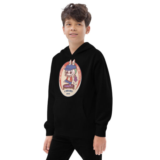 POP MART Labubu Printing Kids fleece hoodie P1-180 - Image 3
