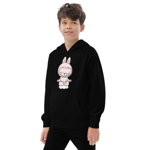 POP MART Labubu Printing Kids fleece hoodie P2-4 - Image 3