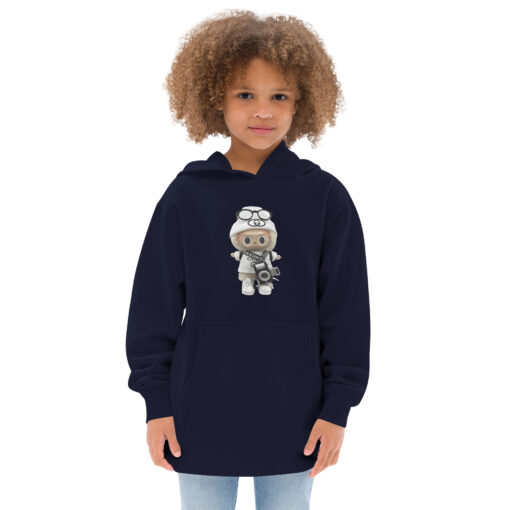 POP MART Labubu Printing Kids fleece hoodie P1-55 - Image 3