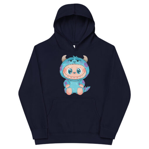 POP MART Labubu Printing Kids fleece hoodie P3-14 - Image 2