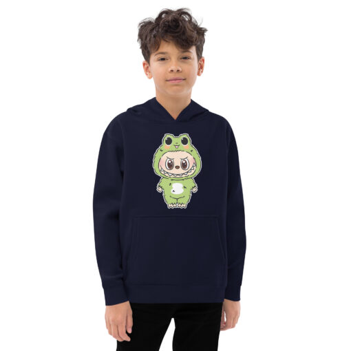 POP MART Labubu Printing Kids fleece hoodie P3-61 - Image 4