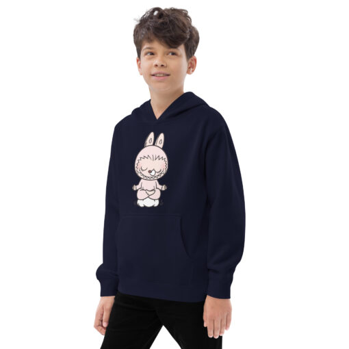 POP MART Labubu Printing Kids fleece hoodie P2-4 - Image 6