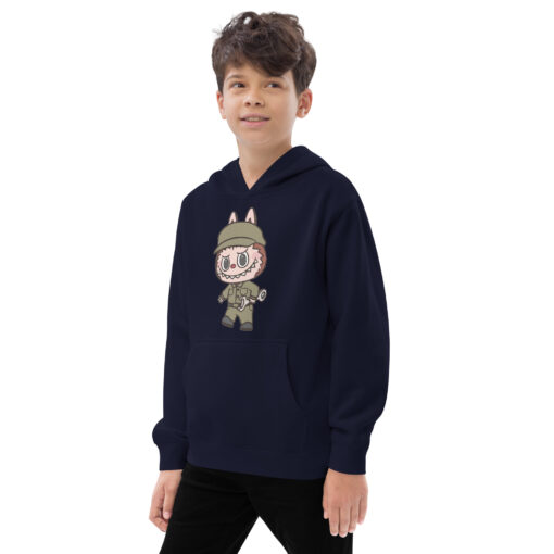 POP MART Labubu Printing Kids fleece hoodie P1-112 - Image 6