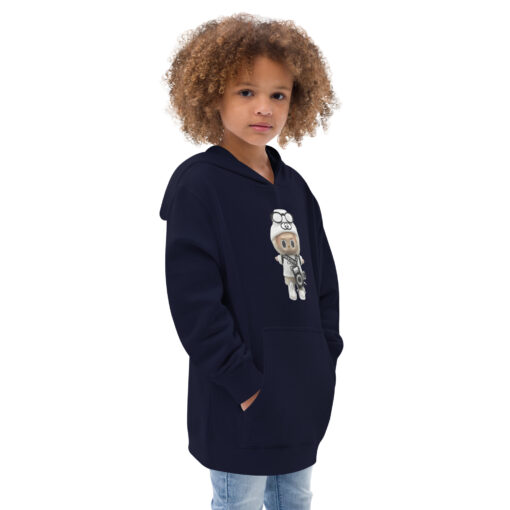 POP MART Labubu Printing Kids fleece hoodie P1-55 - Image 4
