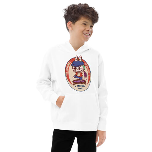 POP MART Labubu Printing Kids fleece hoodie P1-180 - Image 11