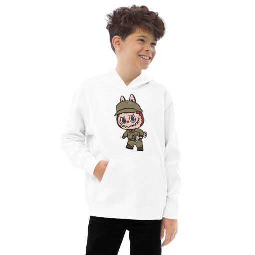 POP MART Labubu Printing Kids fleece hoodie P1-112 - Image 11