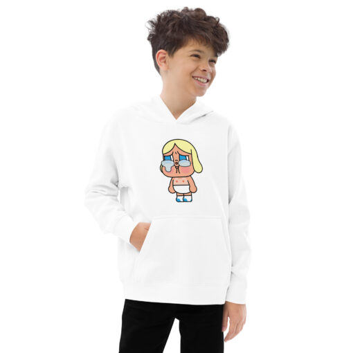 POP MART Labubu Printing Kids fleece hoodie P2-9 - Image 11