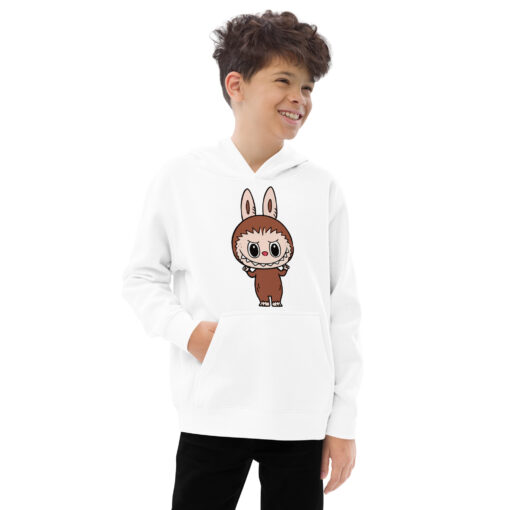 POP MART Labubu Printing Kids fleece hoodie P1-126 - Image 11