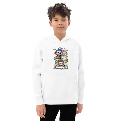 POP MART Labubu Printing Kids fleece hoodie P1-68 - Image 10