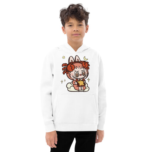 POP MART Labubu Printing Kids fleece hoodie P1-128 - Image 10