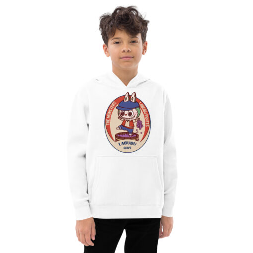 POP MART Labubu Printing Kids fleece hoodie P1-180 - Image 10