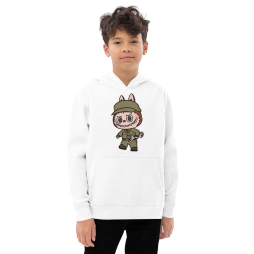 POP MART Labubu Printing Kids fleece hoodie P1-112 - Image 10
