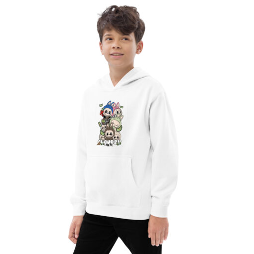 POP MART Labubu Printing Kids fleece hoodie P1-68 - Image 12