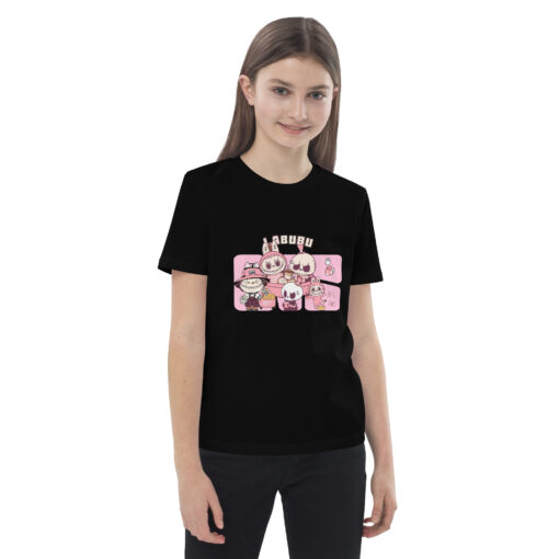 POP MART Labubu Printing Organic cotton kids t-shirt P1-86 - Image 2